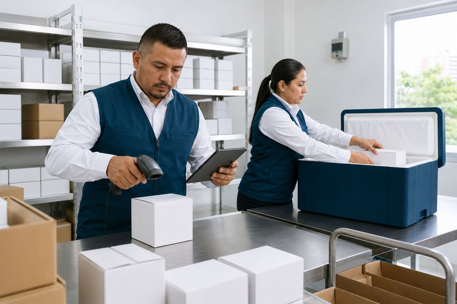 Control de inventario y preparación de pedidos